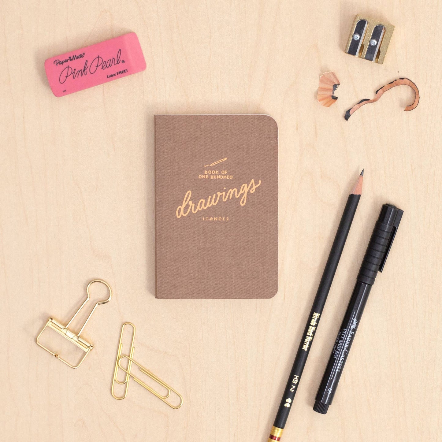 One Canoe Two Paper Co. One Hundred Drawings Pocket Journal / Notebook
