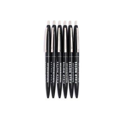 Clic Pen 6-Packs: Black Pen Black Ink
