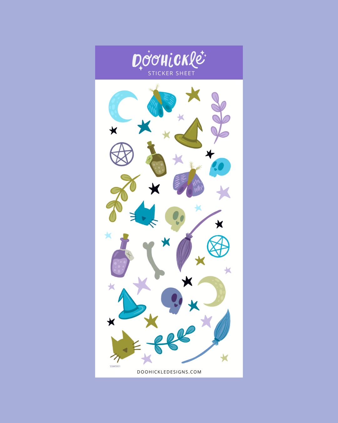 Witching Hour Washi Sticker Sheet