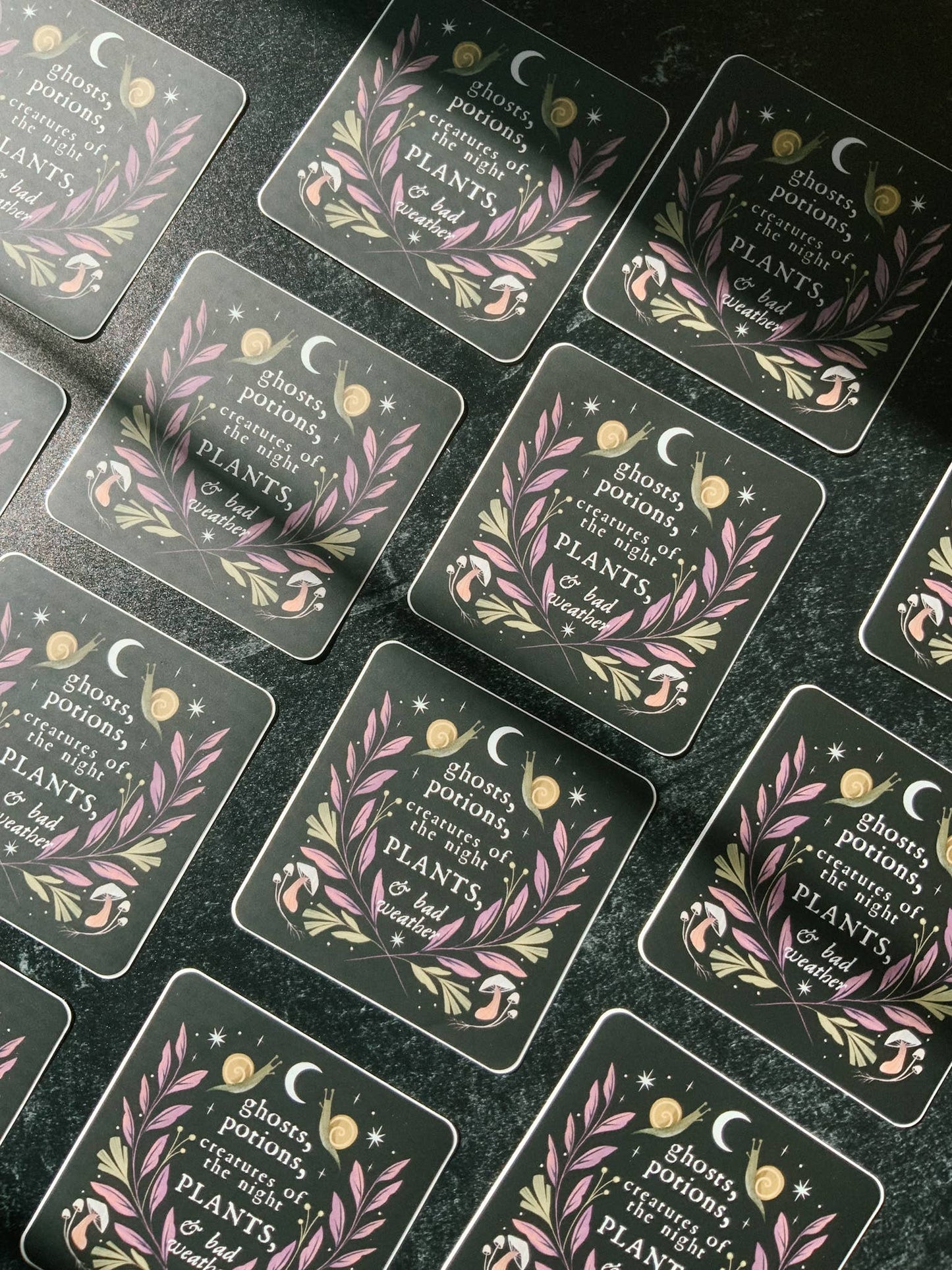 Creatures of the night vinyl sticker - 3x3" matte finish