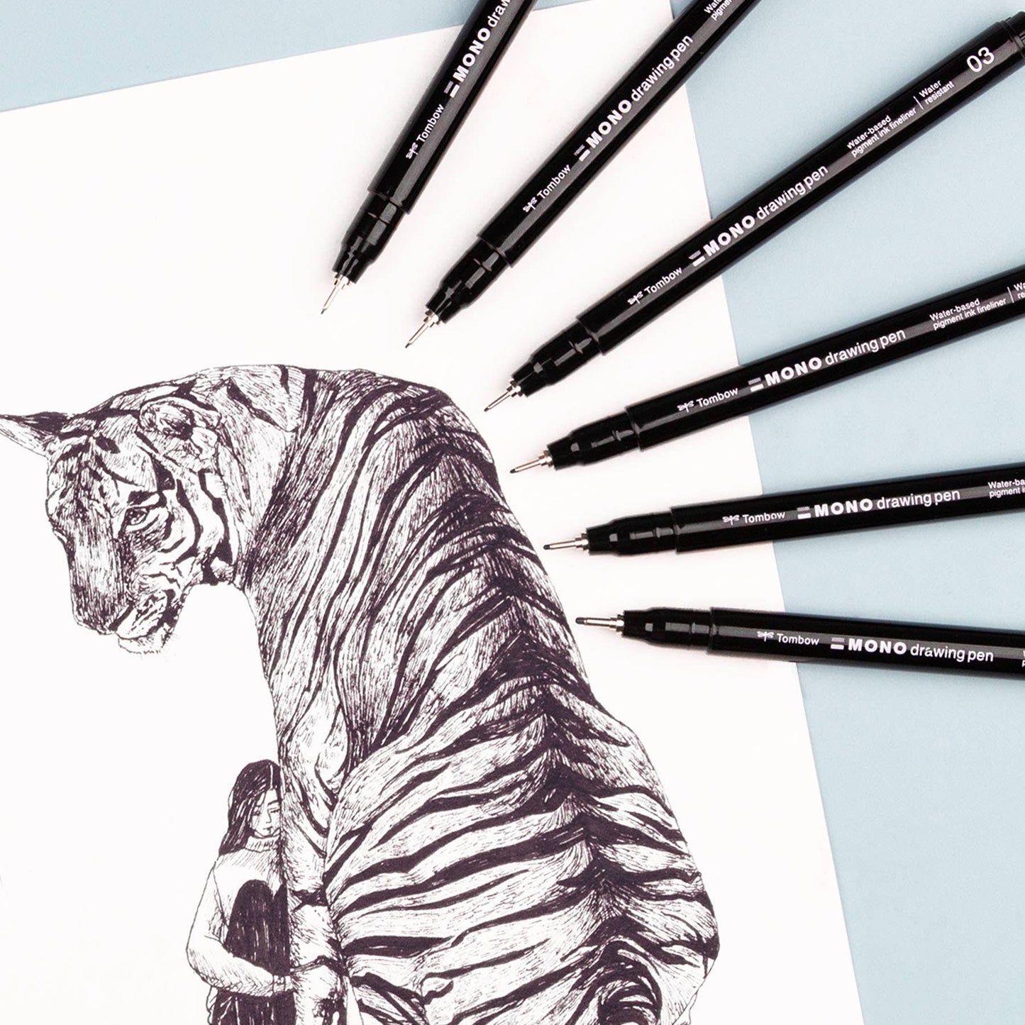 Tombow MONO Drawing Pens - 6-Pack