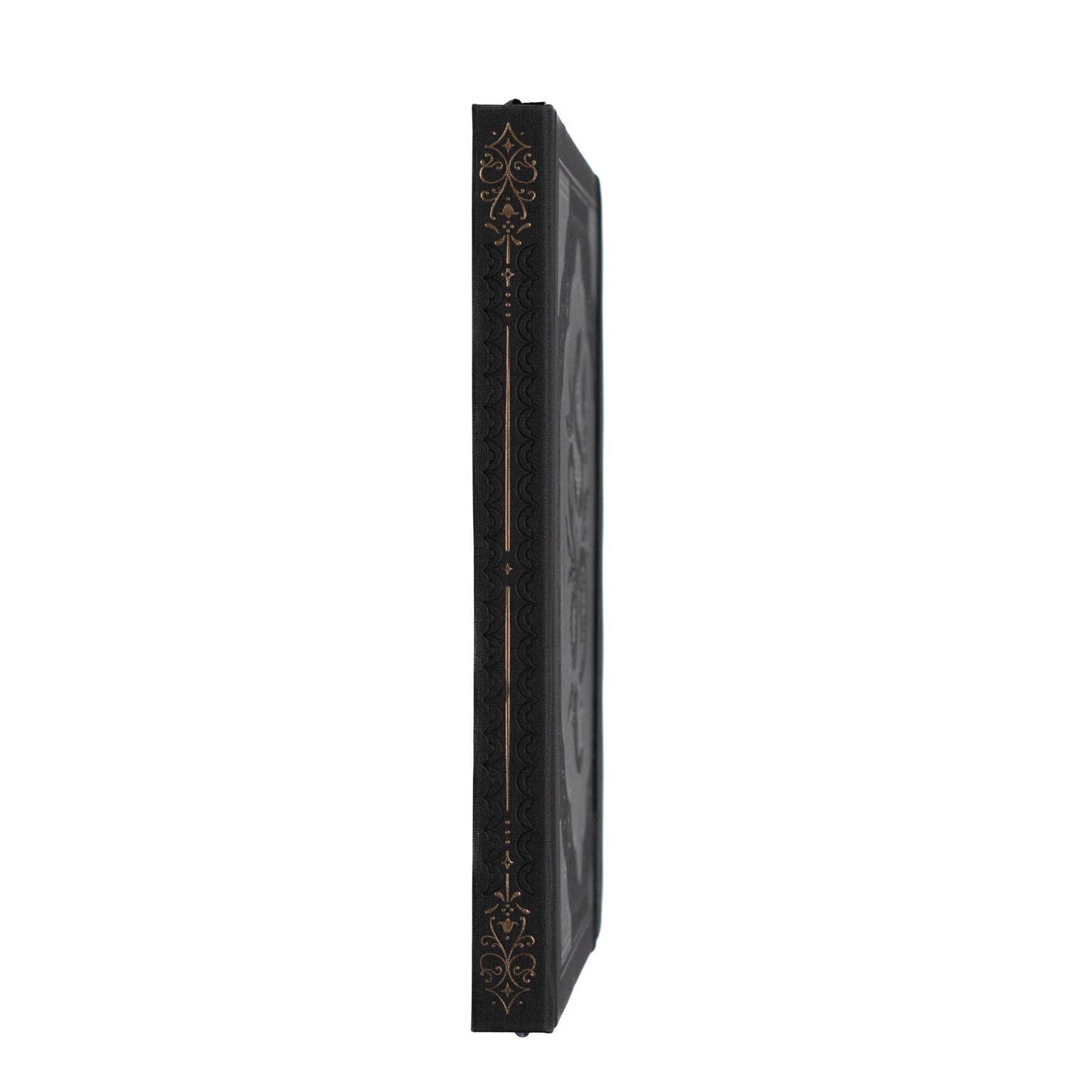 Coiled Key Dot Grid Notebook A5 - Black Pages