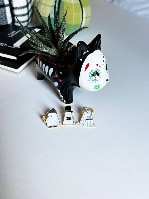 Mr Darcy Ghost Pin, Pride and Prejudice, Jane Austen