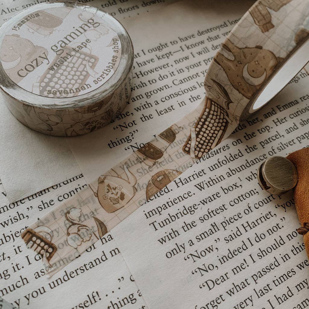 Cozy Gaming Washi Tape