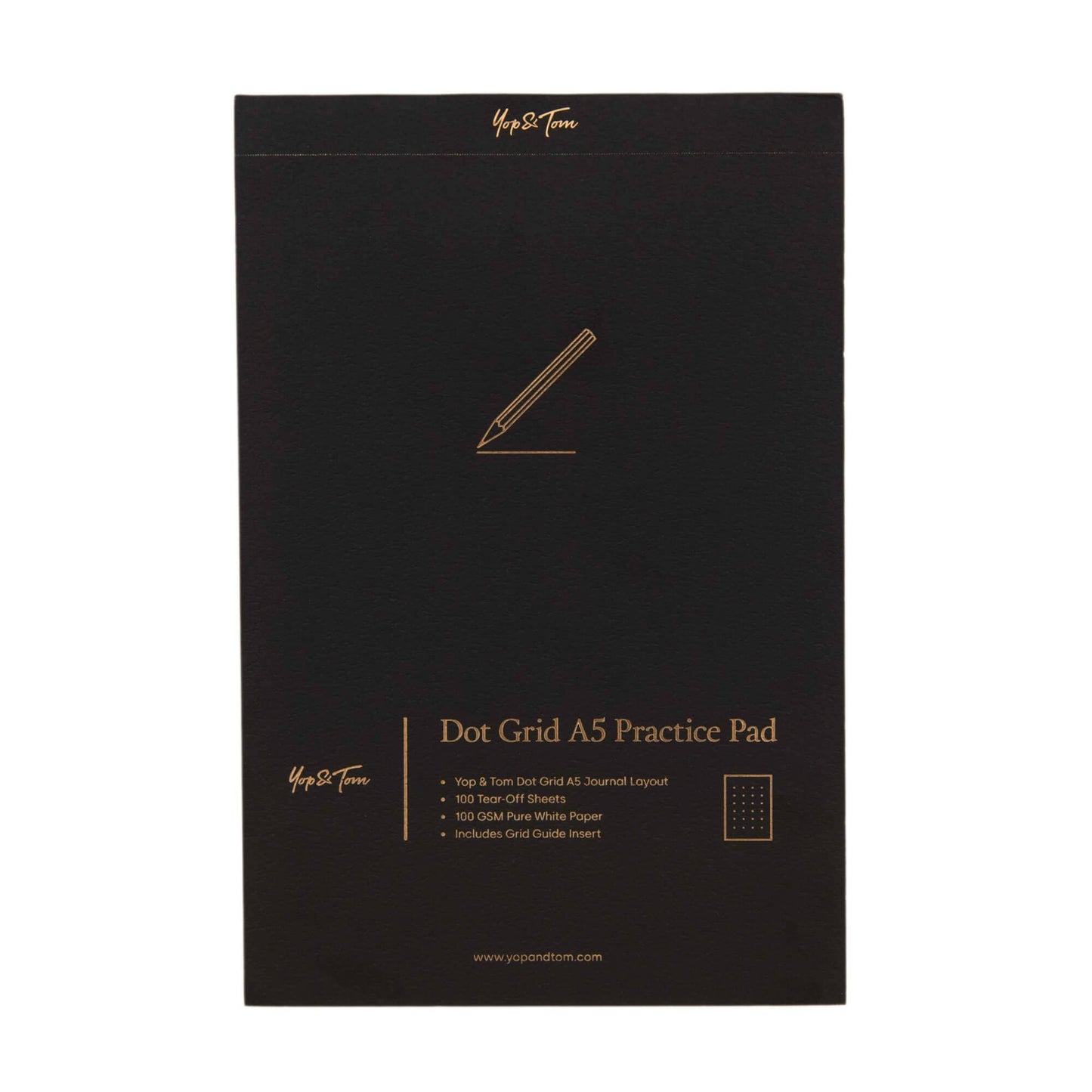 Practice Pad – A5 Dot Grid, 100 Tear‑Off Sheets