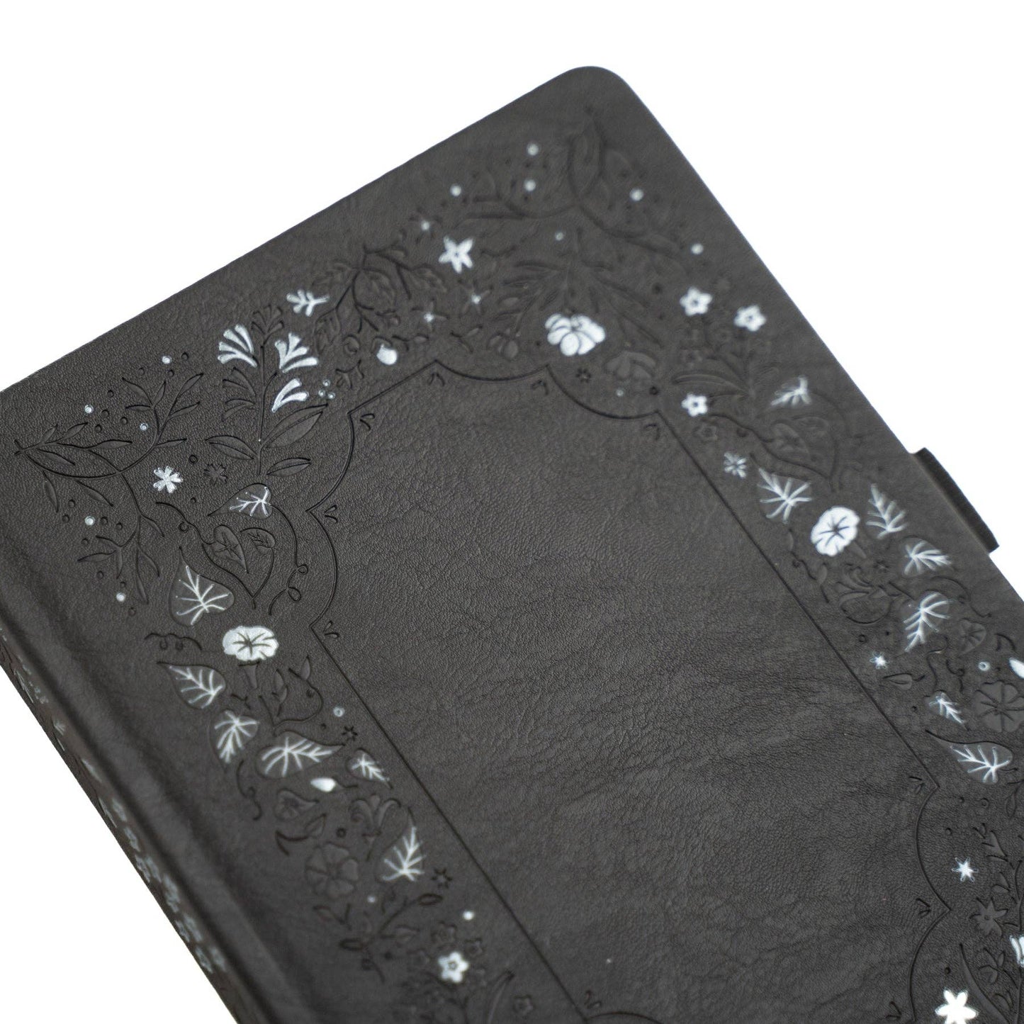 Archer and Olive A5 Dot Grid Bullet Journal Notebook Midnight Floral Black