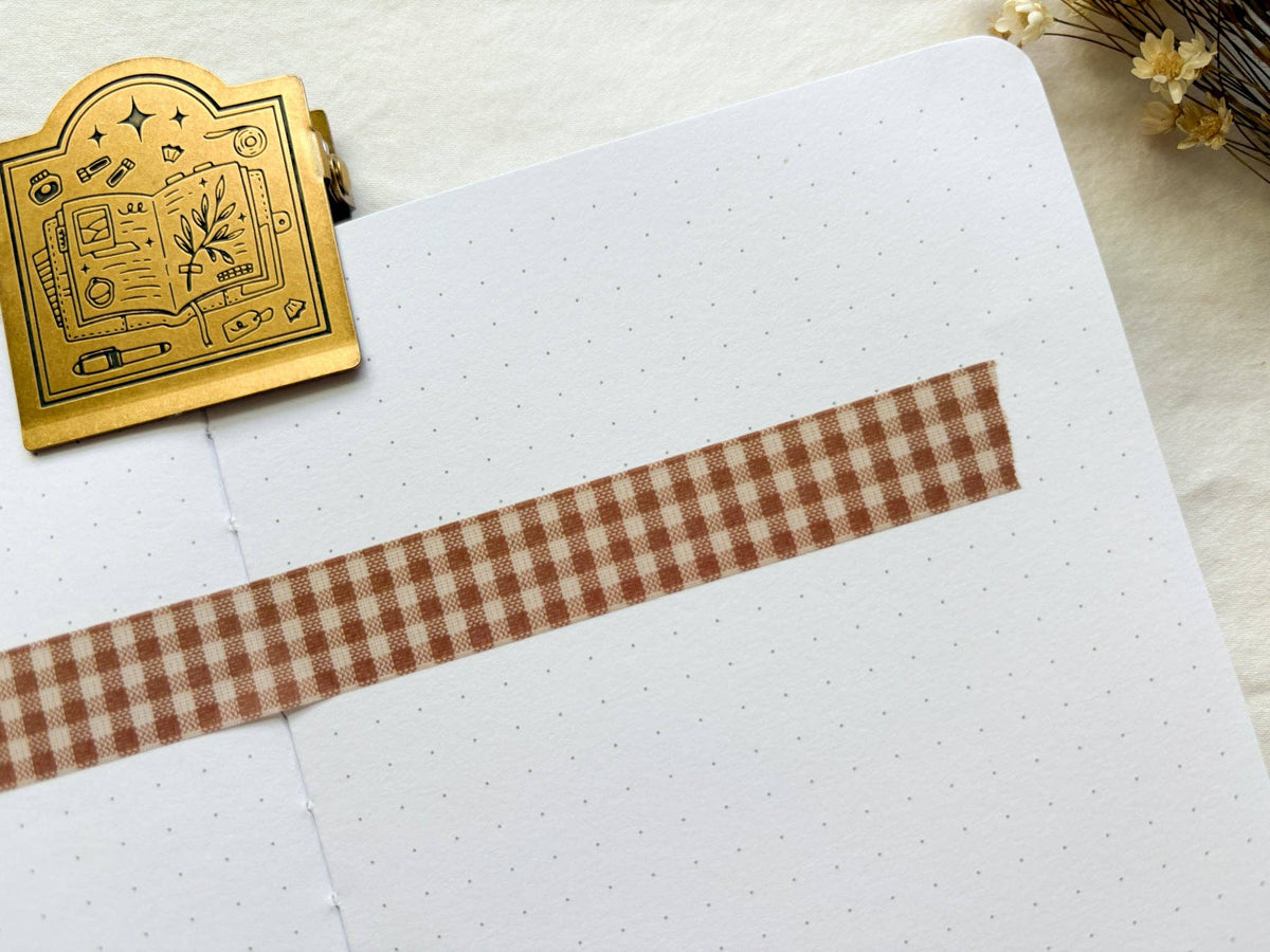 Autumn Gingham Washi Tape