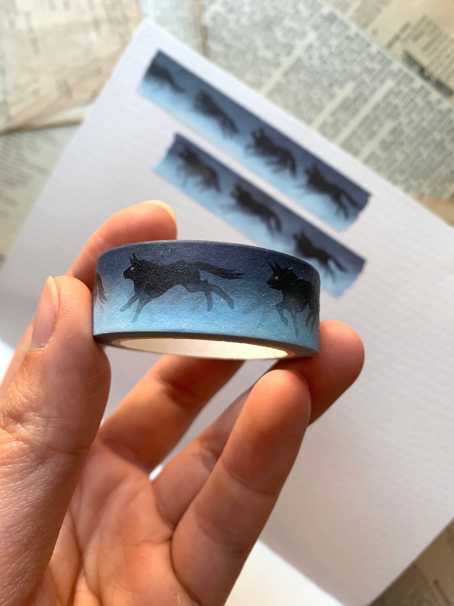 Wolf pack 15mm washi tape
