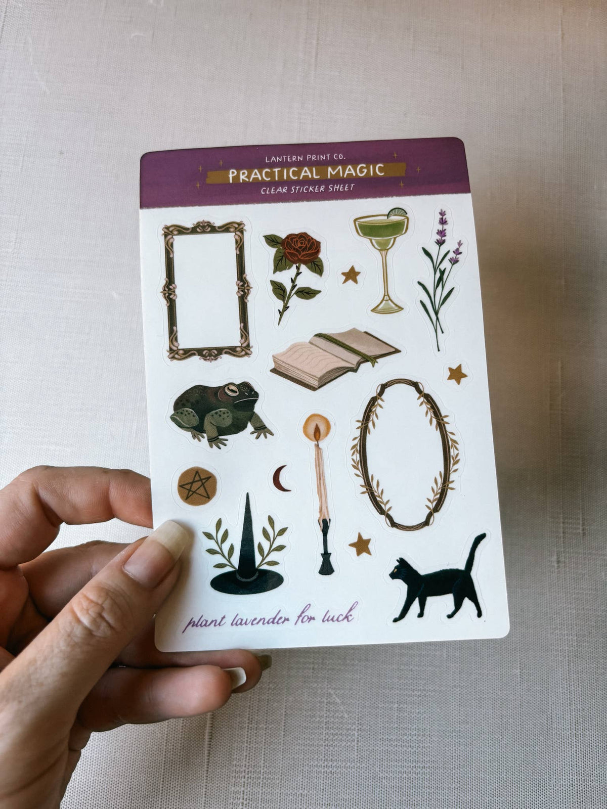 Practical Magic Clear Vinyl Sticker Sheet