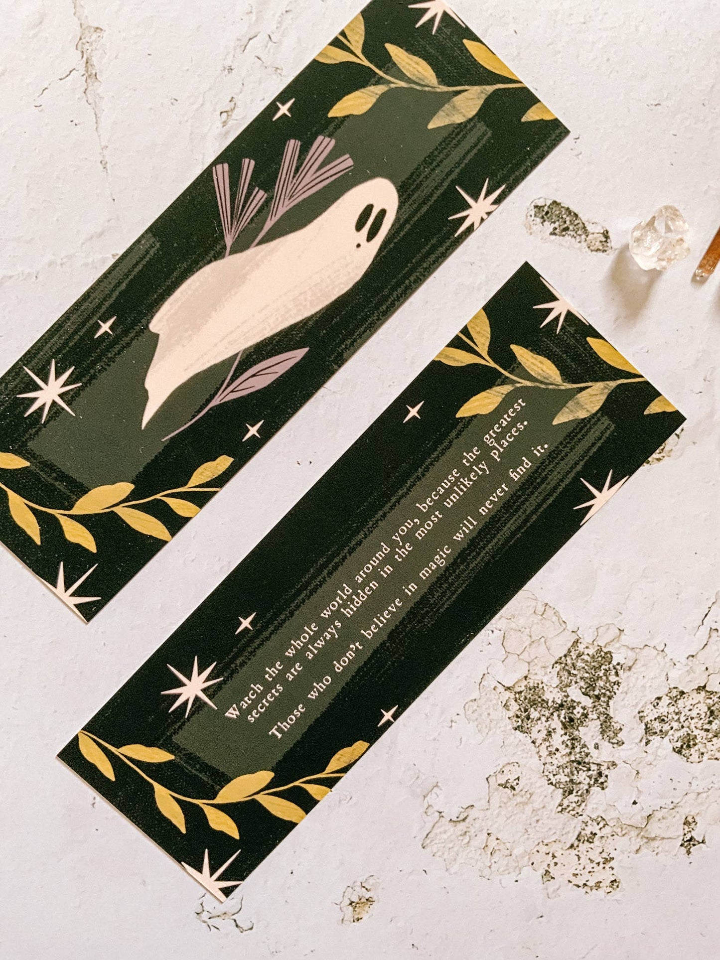 Literary Quote Bookmark - Ghosts & Magic