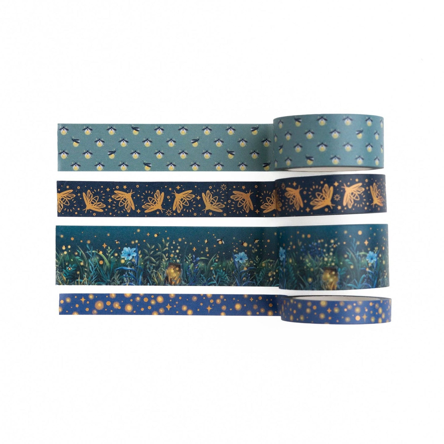 Archer and Olive Firefly Night Washi Tape Set of Four Decorative Tape
