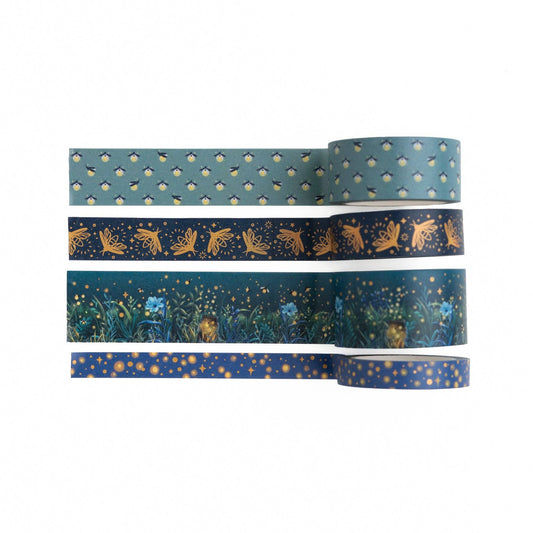 Archer and Olive Firefly Night Washi Tape Set of Four Decorative Tape