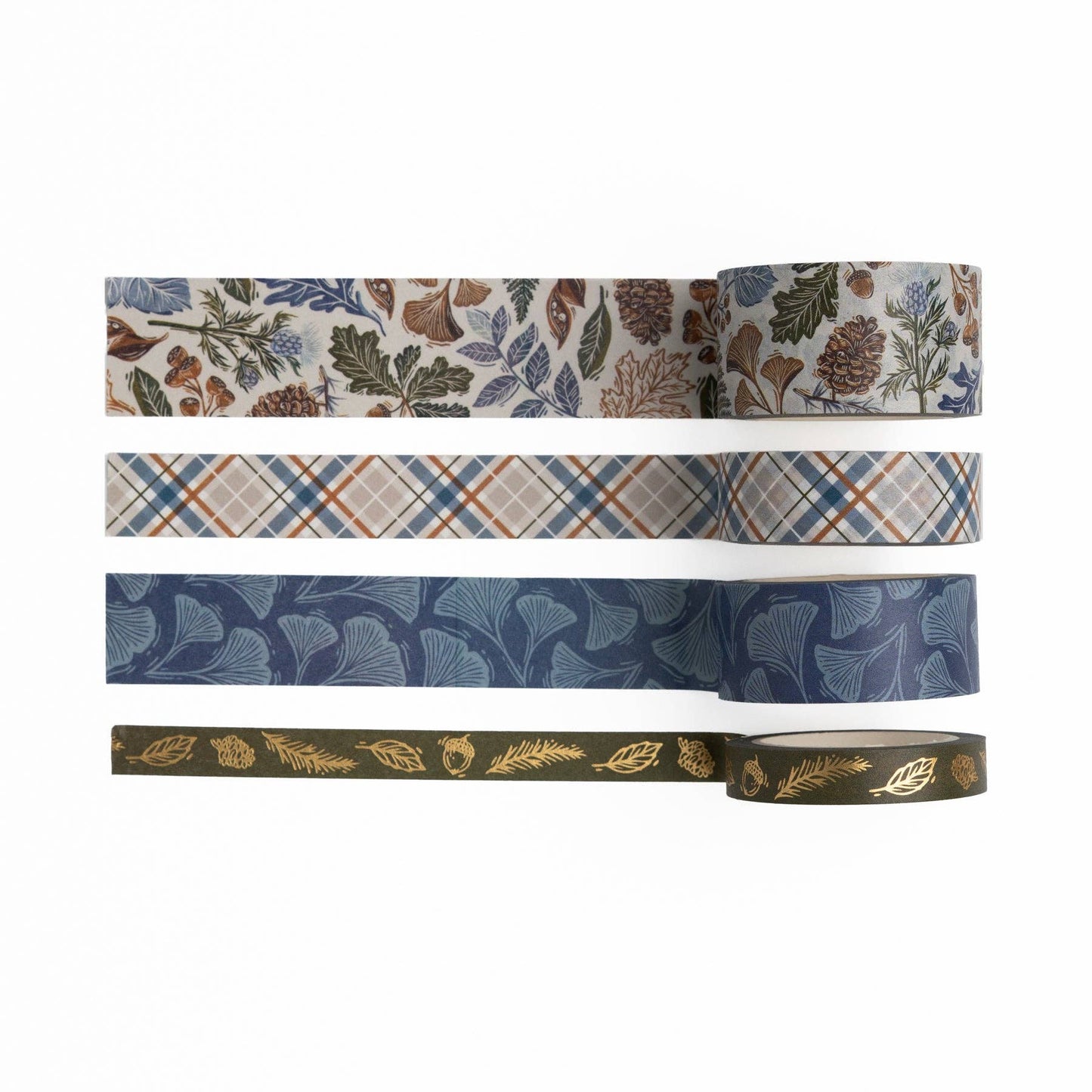 π² Forest Impressions Washi Tape Set β 4 Rolls