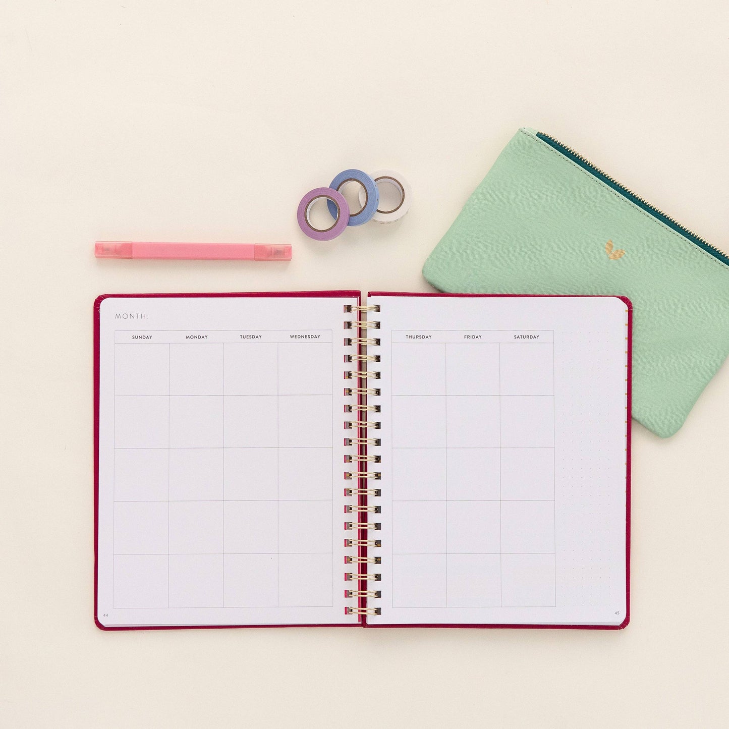 Fresh Start Weekly Goal Planner | Berry