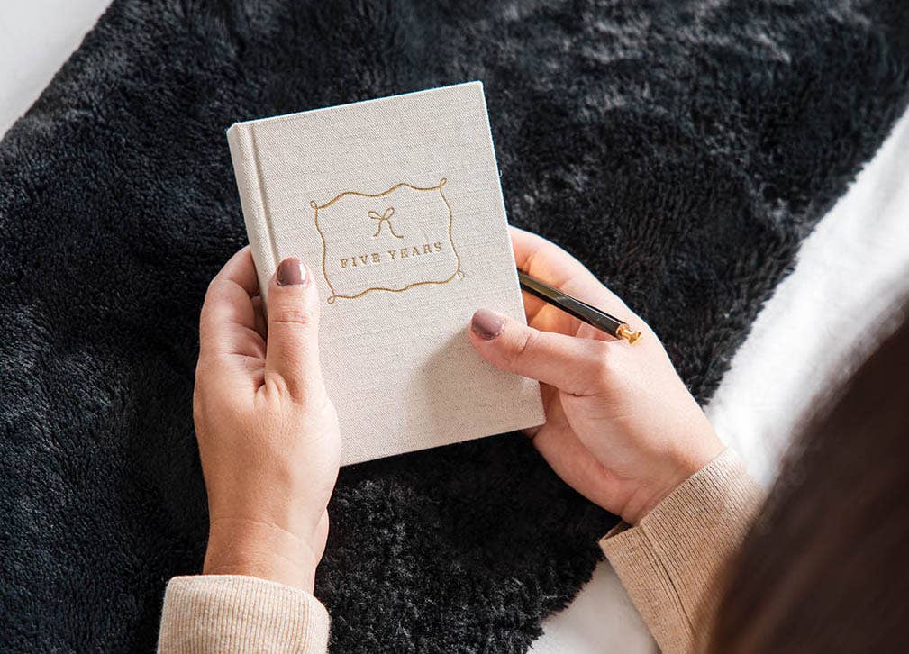 Favorite Story 5-Year Memory Book | Journal, Linen Cover