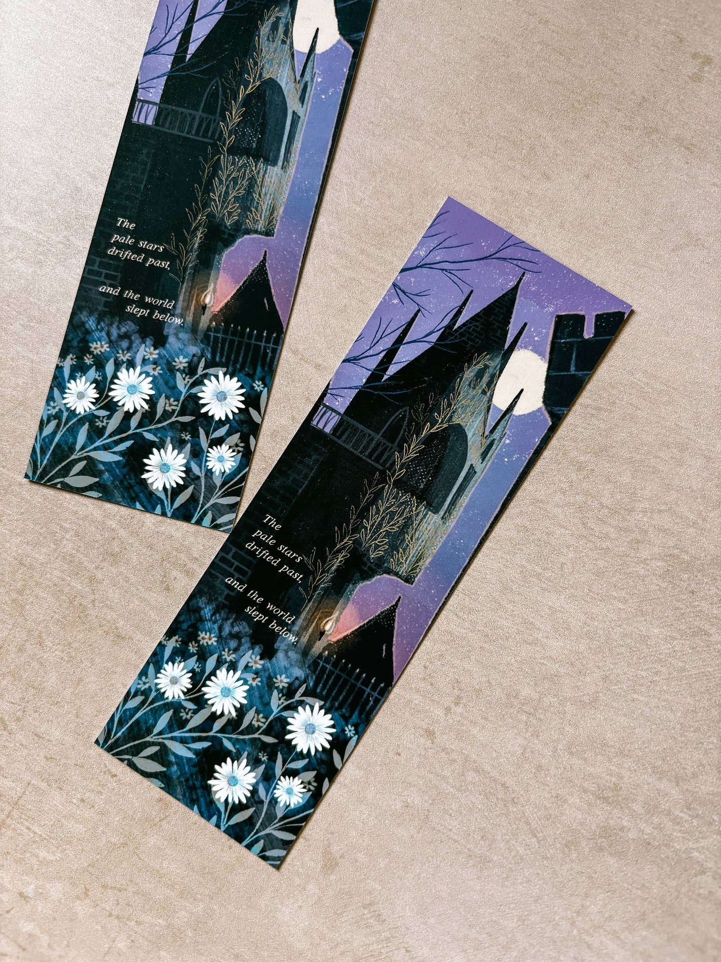 Literary Quote Bookmark - Castle Sky