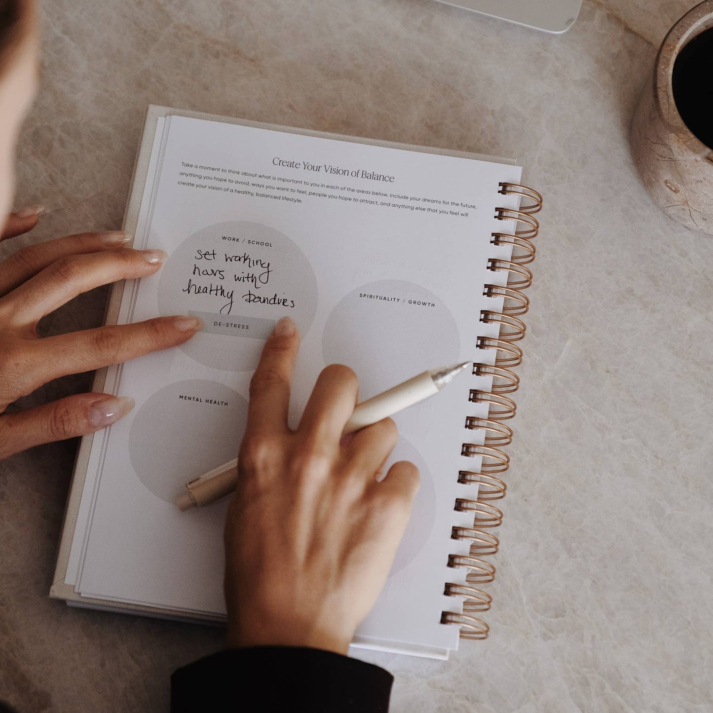 Self‑Care Planner – Daily Edition: Dusty Rose