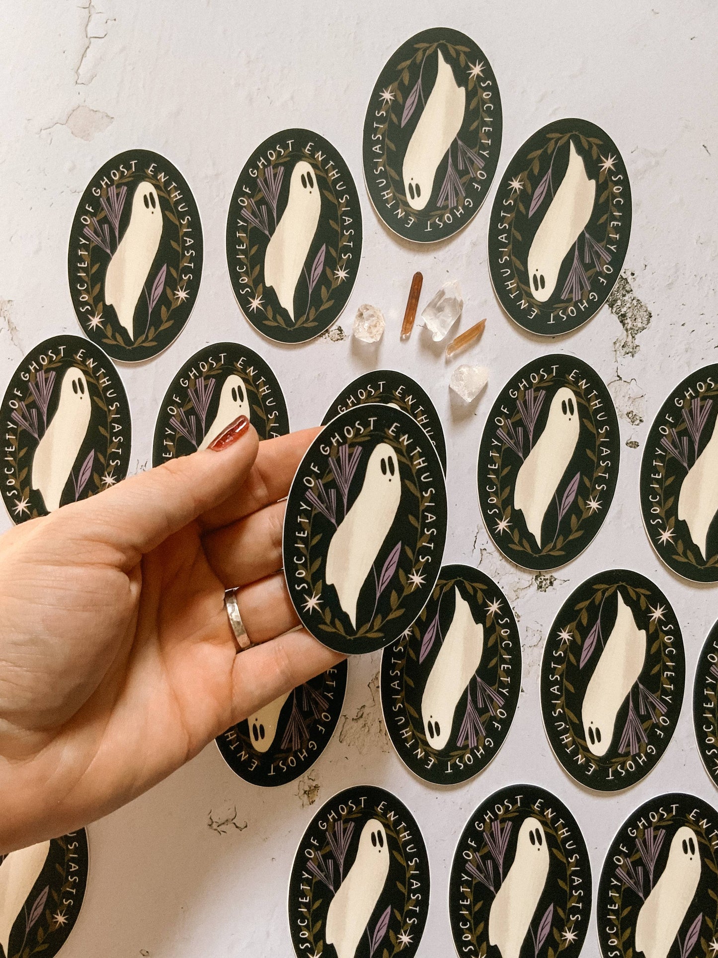 Society of Ghosts Vinyl Sticker - 3" matte