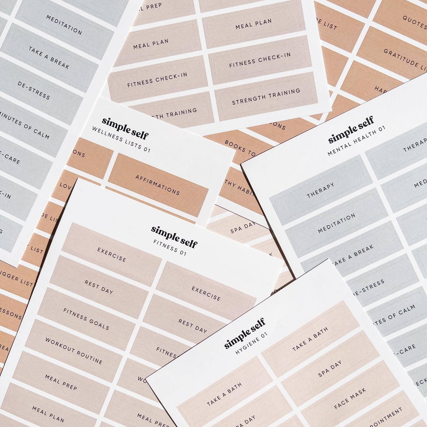 Wellness Sticker Set