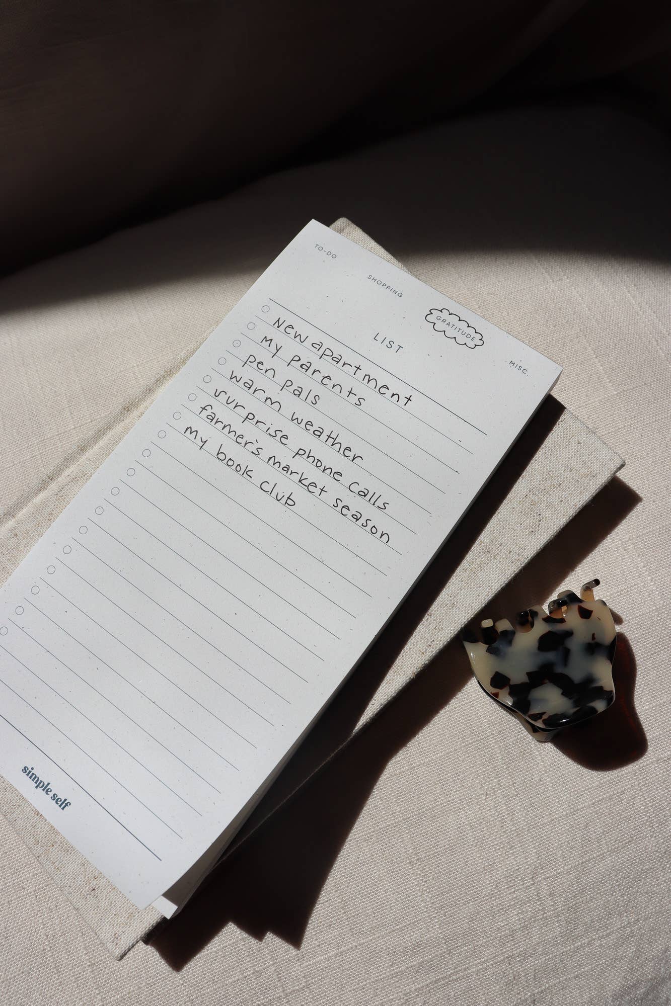 List Notepad – 4″ × 8″