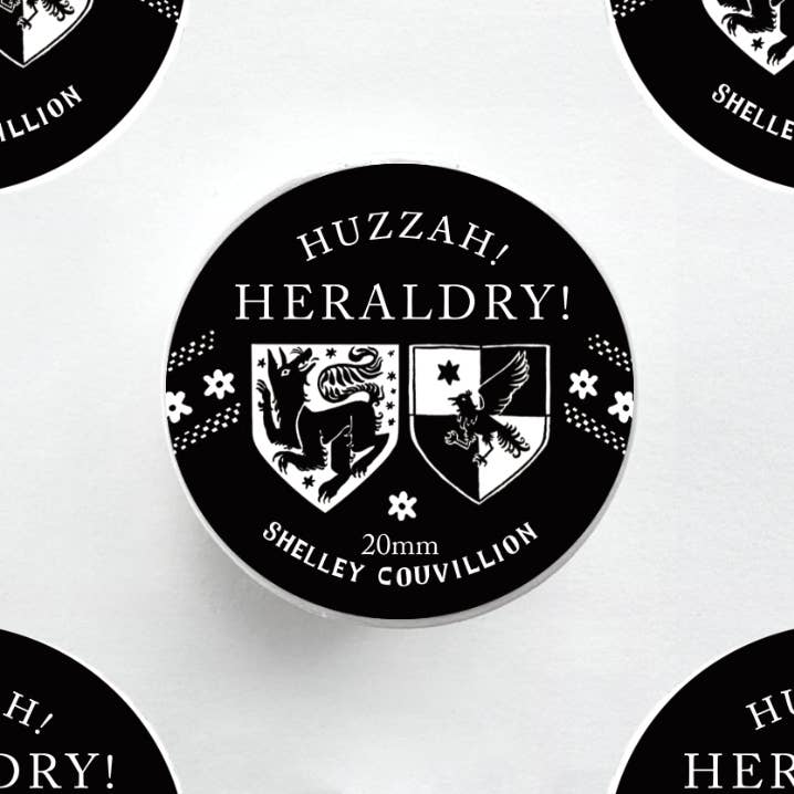 Huzzah Heraldry Medieval Banner Washi Tape