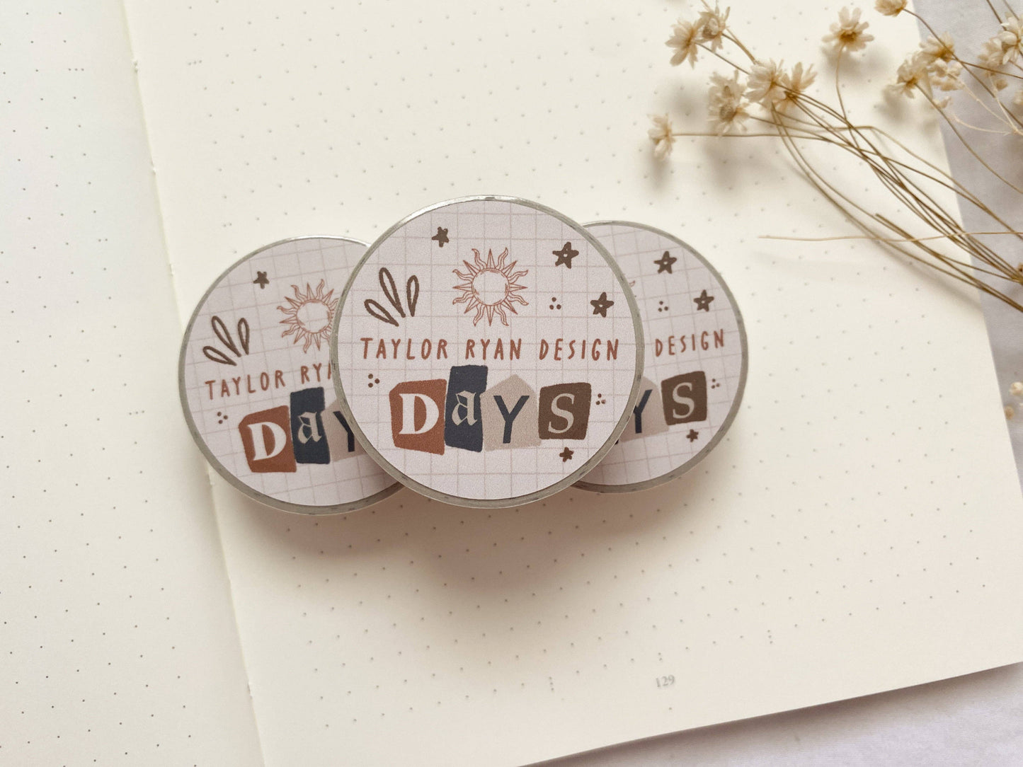 Days of the Week Washi Tape