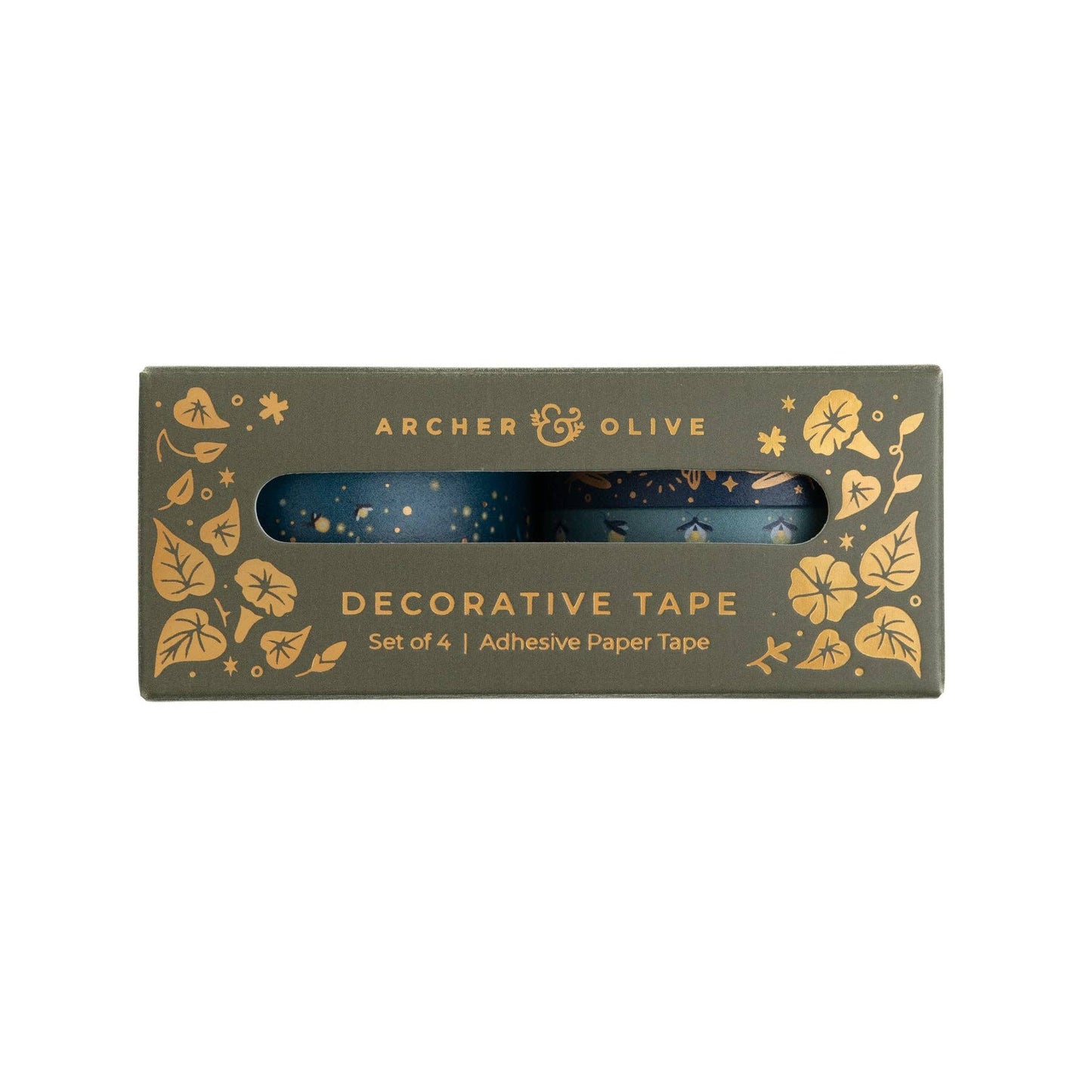 Archer and Olive Firefly Night Washi Tape Set of Four Decorative Tape