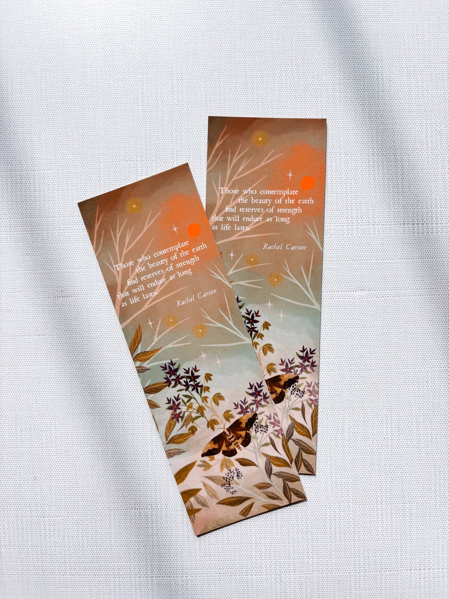 Literary Quote Bookmark - Those Who Endure