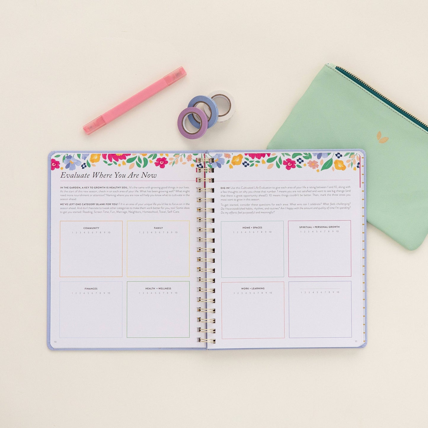 Fresh Start Weekly Goal Planner | Berry