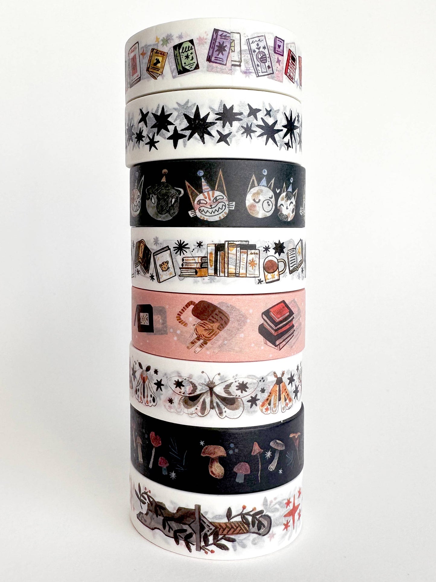 Dark Academia Mushroom Washi Tape