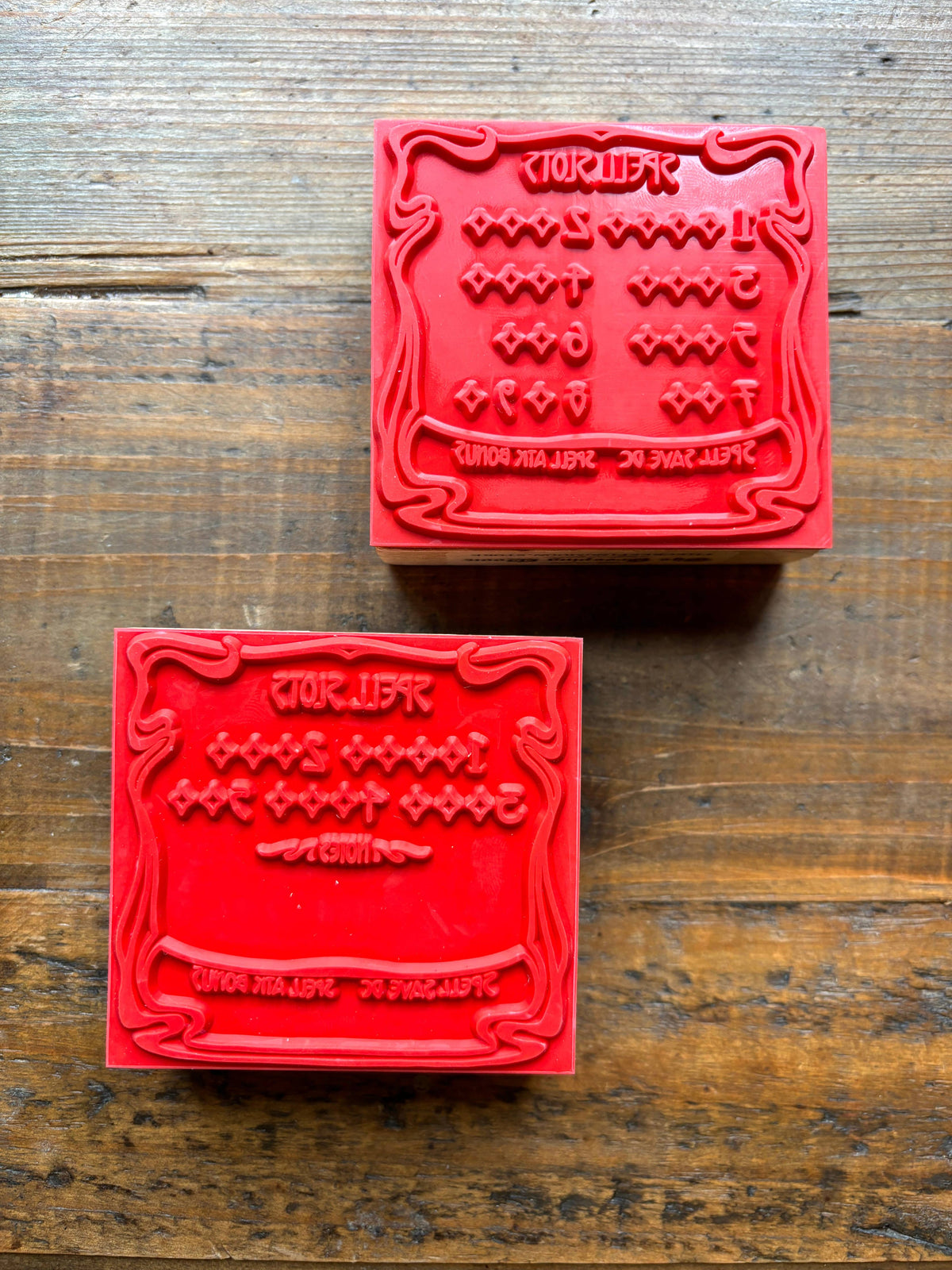 Spell Slot Rubber Stamp