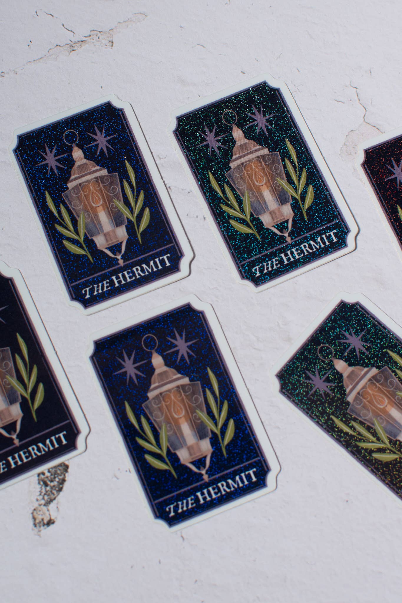 The Hermit Tarot Card Vinyl Sticker