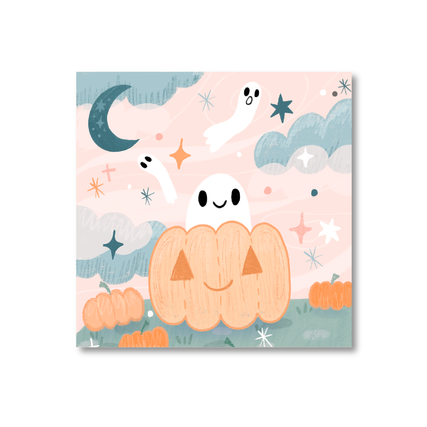 Pumpkin Patch Sticky Note Pad