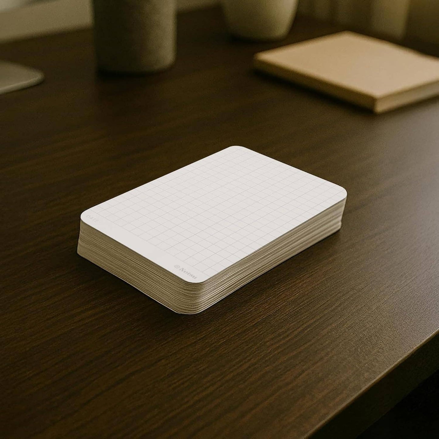 Graph Grid Index Cards 4x6 inch, 40 ct | Thick Graphing Note Cards w/Rounded Corners | Premium Heavy Duty Paper 350 gsm