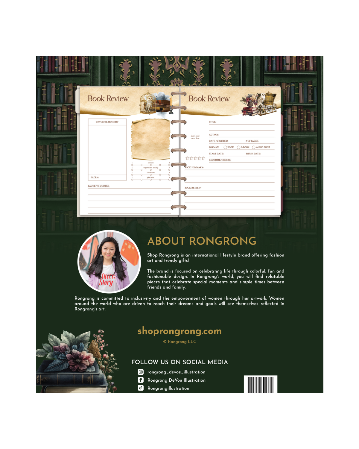 All Booked Up Journal II - Book Review Refills