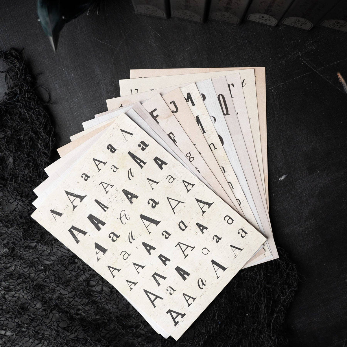 Warm Deluxe Letter Sticker Set