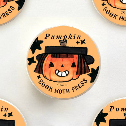 Pumpkin Skeleton Girl Washi Tape
