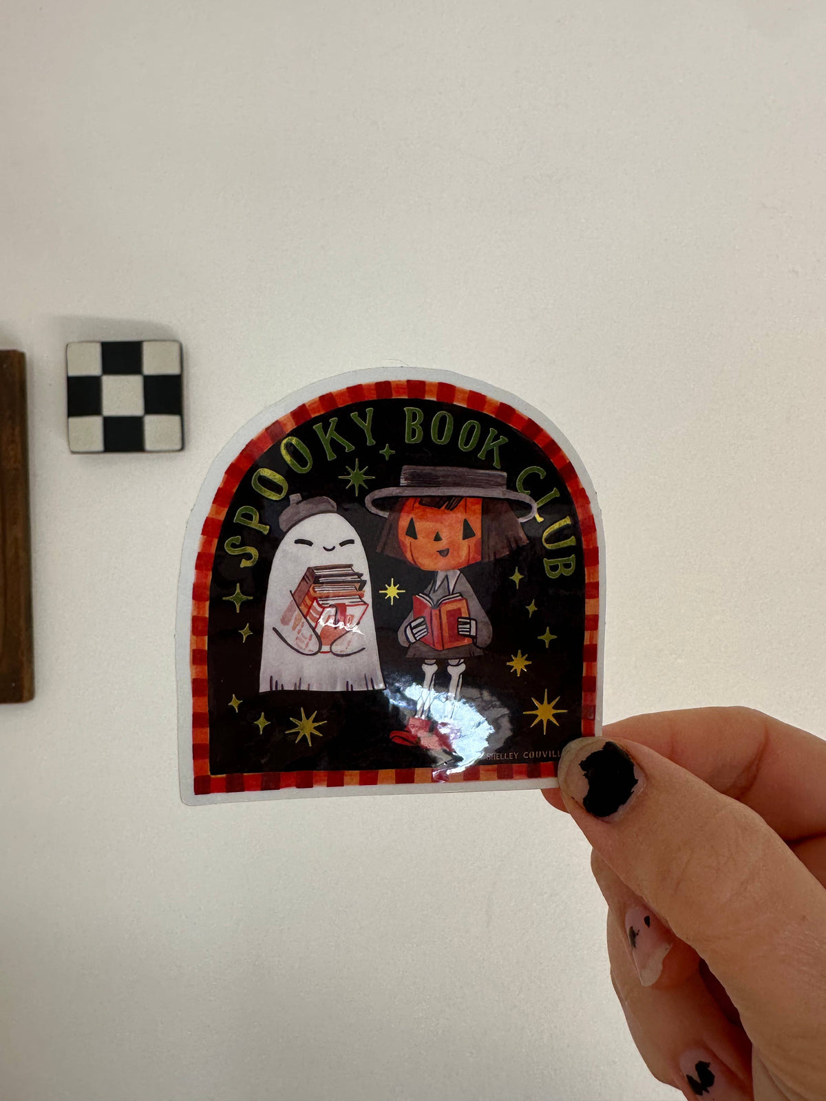 Spooky Book Club Vinyl Sticker