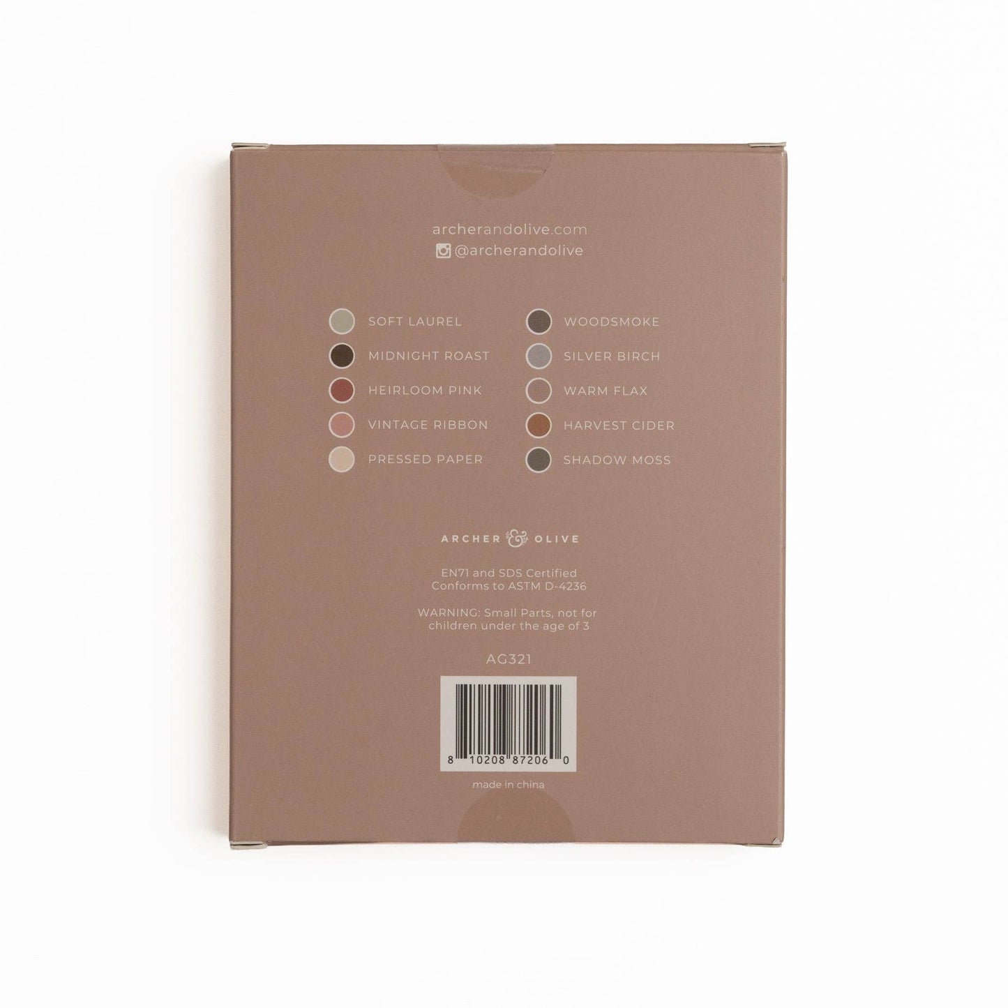 Quiet Corners | Set of 10 Acrylograph Pens