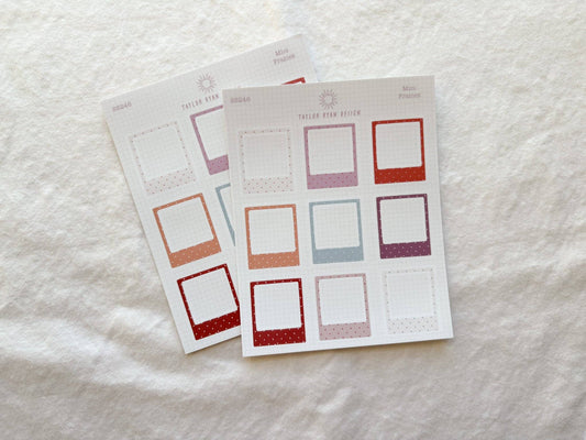 Mini Frames Sticker Sheet