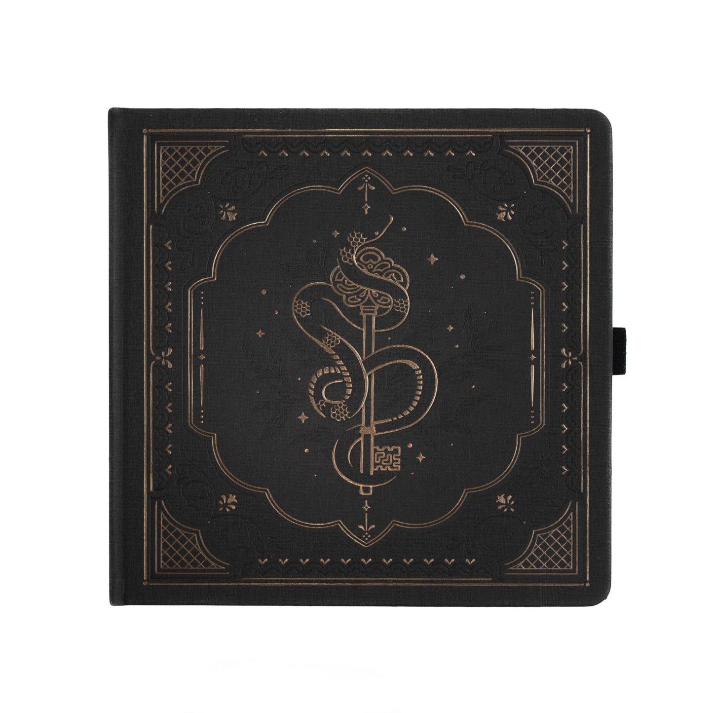 Coiled Key Dot Grid Notebook: Black / B5: 160 Pages