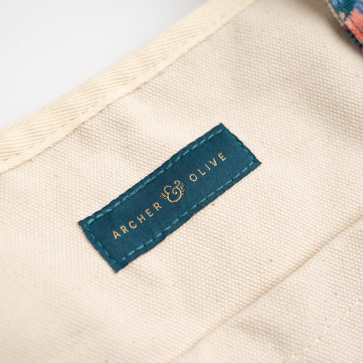 Meadow & Vine Canvas Tote