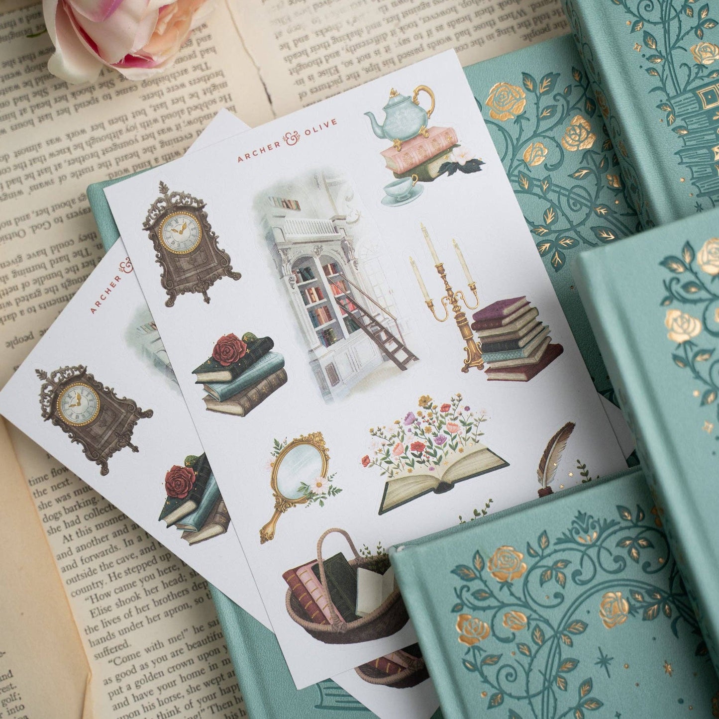 Stickers: Books of Beauty