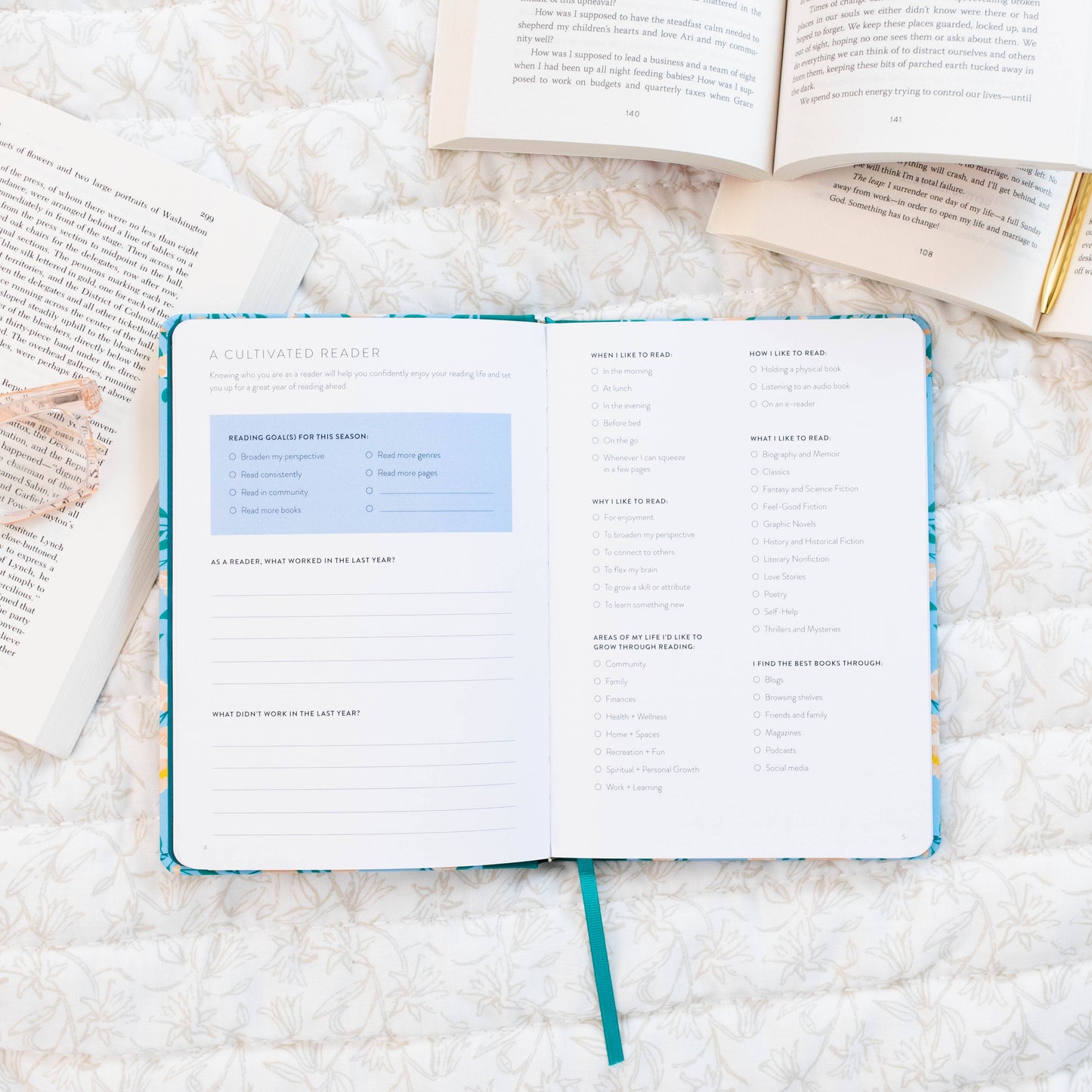 Cultivated Reading Journal - Perennial Blooms