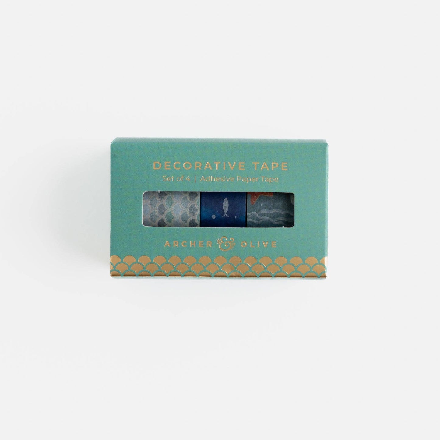Archer and Olive Vintage Mermaid Washi Tape Set of Four Decorative Tape