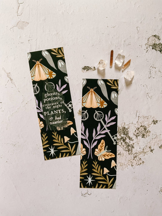 Witchy Quote Bookmark - Creatures of the Night