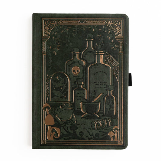 Apothecary Shelf | Notebook: White Dot Grid / A5: 192 Pages