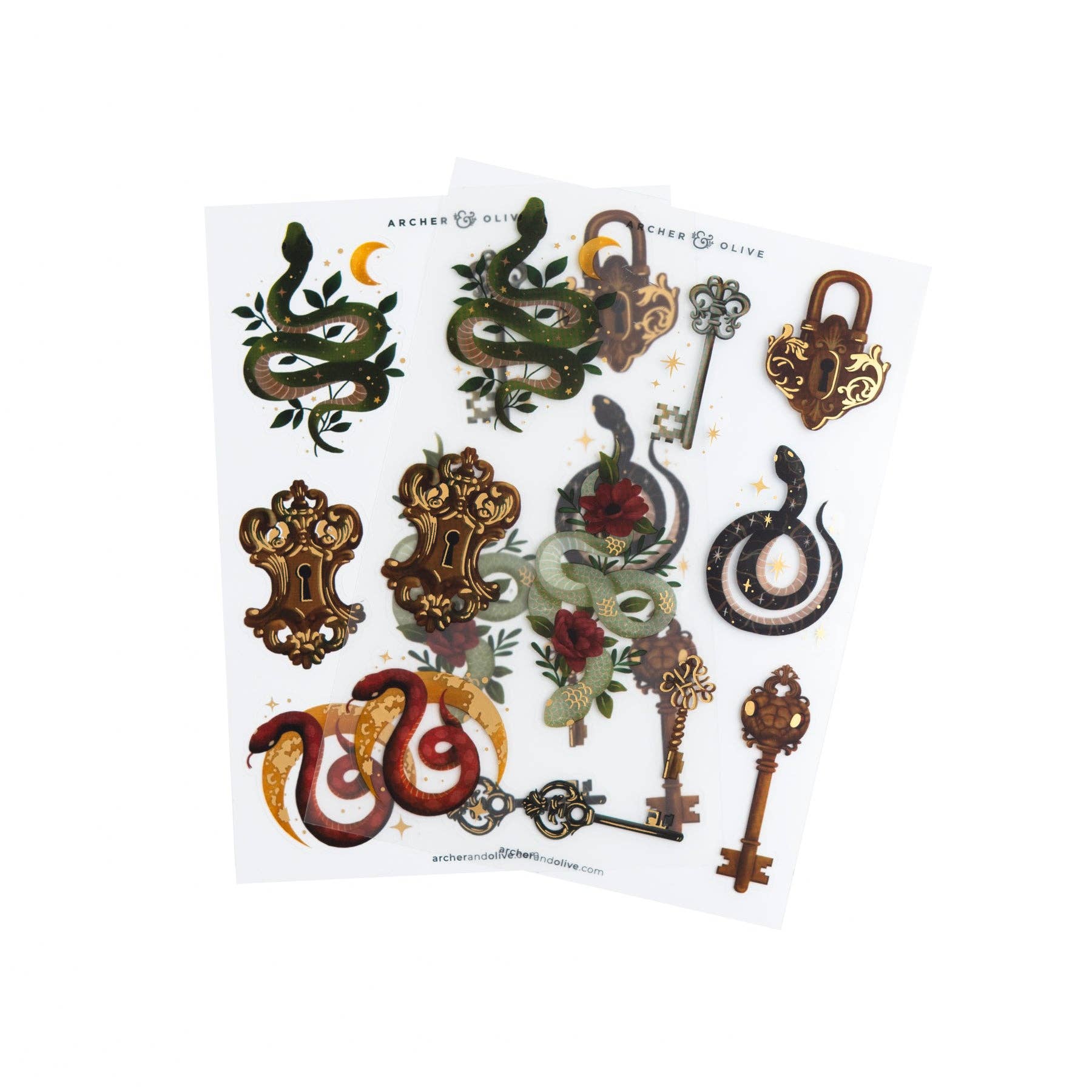 Alakesad Sticker Coiled Key Sticker Set – Lakeside Journals
