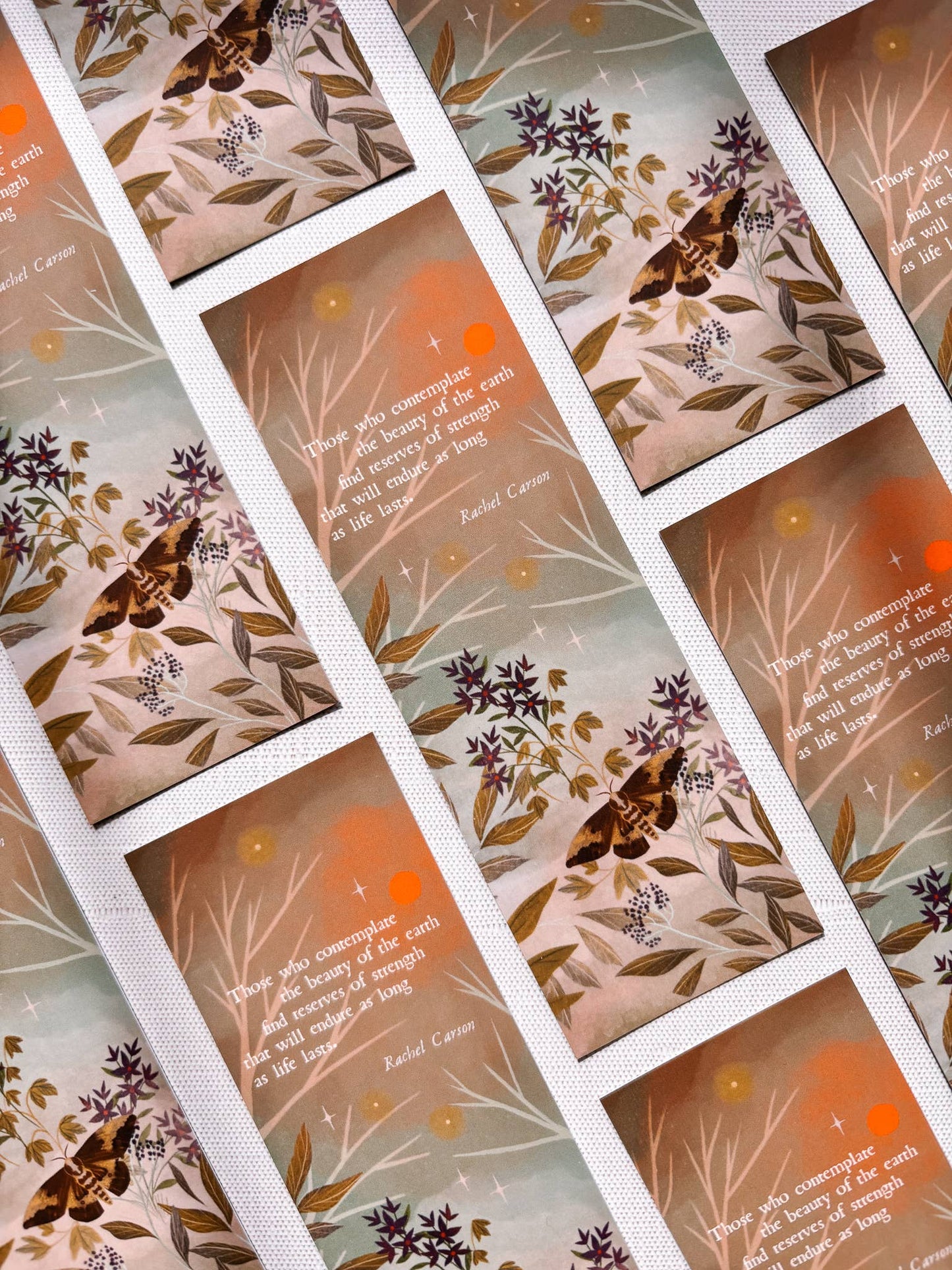 Literary Quote Bookmark - Those Who Endure