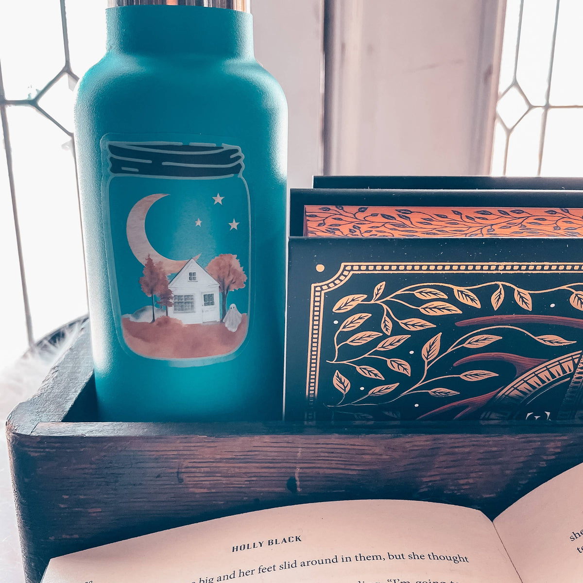 Spooky Vibes Fall Jar Vinyl Sticker